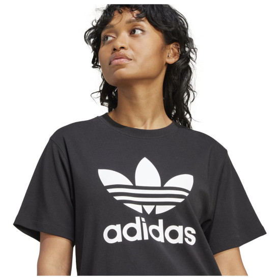 Adidas Γυναικεία κοντομάνικη μπλούζα Trefoil Regular Tee